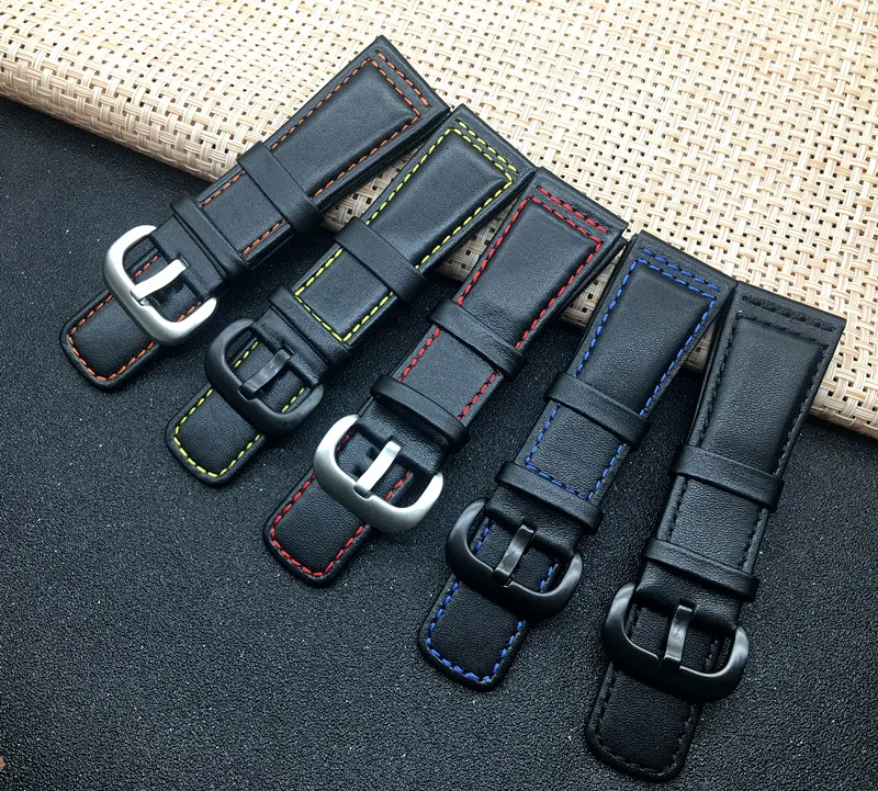 Luxury Brand 28mm Italy Genuine real Leather Watch band Black sewing line Watchband Mens for Seven Friday strap M/P/S Series
Luxury Brand 28mm Italy Genuine real Leather Watch band Black sewing line Watchband Mens for Seven Friday strap M/P/S Series
