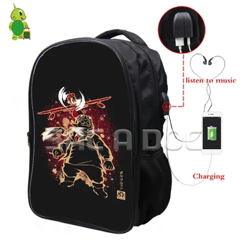Ghibli Anime The Valley of The Wind/Porco Fluorescence Backpack Teens Multifunction USB Charging Headphone Jack School Bags
Ghibli Anime The Valley of The Wind/Porco Fluorescence Backpack Teens Multifunction USB Charging Headphone Jack School Bags