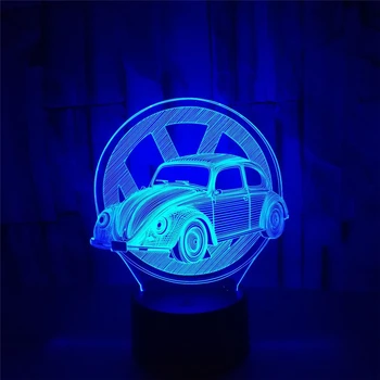 Creative Car Model 3D Visual Night Light 7 Color Change Acrylic Novelty Lights Bedroom Home Deceration Desk Gift for Boys
Creative Car Model 3D Visual Night Light 7 Color Change Acrylic Novelty Lights Bedroom Home Deceration Desk Gift for Boys
