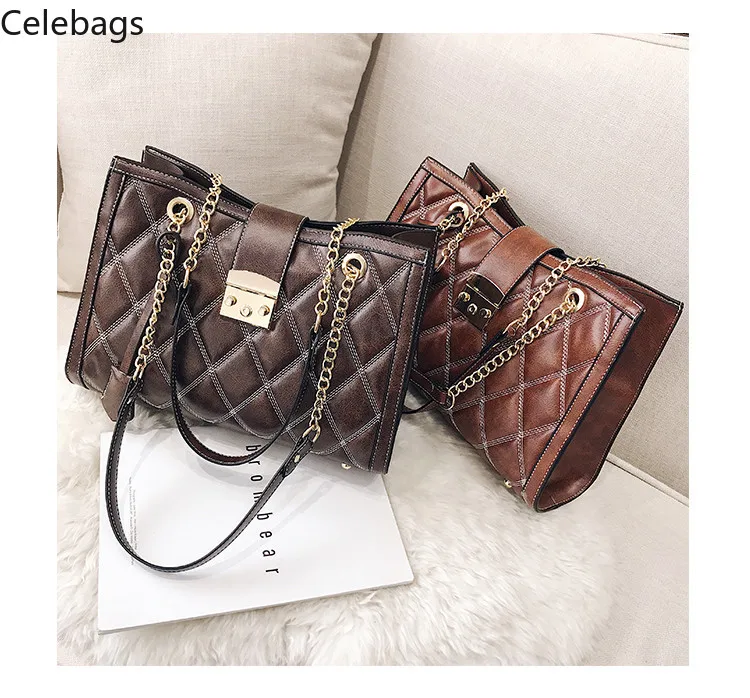 2019 Fashion Large Luxury Brand Designer Bags Women Purses and Handbags Lattice Shoulder Messenger Girls Bags Crossbody Bags
2019 Fashion Large Luxury Brand Designer Bags Women Purses and Handbags Lattice Shoulder Messenger Girls Bags Crossbody Bags
