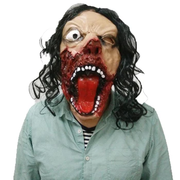 Halloween Horror Mask Latex Mask With Hair Vinyl Eyed Mask Masquerade Supplies Shout Expression Costume Mask
Halloween Horror Mask Latex Mask With Hair Vinyl Eyed Mask Masquerade Supplies Shout Expression Costume Mask