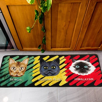 Hand Wash Door Mat Kitchen Slip-resistant Capet Kid Room Floor Mat Cartoon Cat Carpet For Hallway Decoation
Hand Wash Door Mat Kitchen Slip-resistant Capet Kid Room Floor Mat Cartoon Cat Carpet For Hallway Decoation