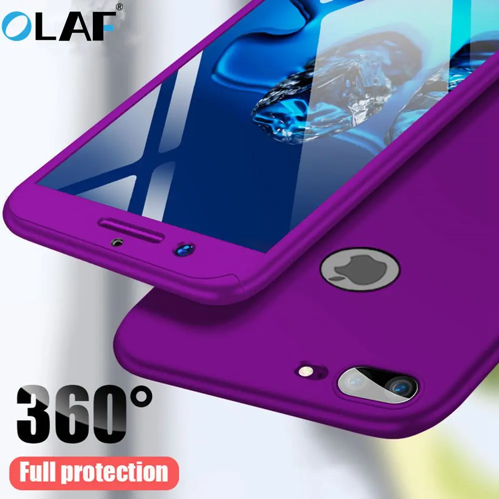 OLAF 360 Full Protective Phone Case For iPhone 7 8 Plus 6 6s Case 6 6s plus Full Cover For iPhone Xs Max X XR Case With Glass
OLAF 360 Full Protective Phone Case For iPhone 7 8 Plus 6 6s Case 6 6s plus Full Cover For iPhone Xs Max X XR Case With Glass