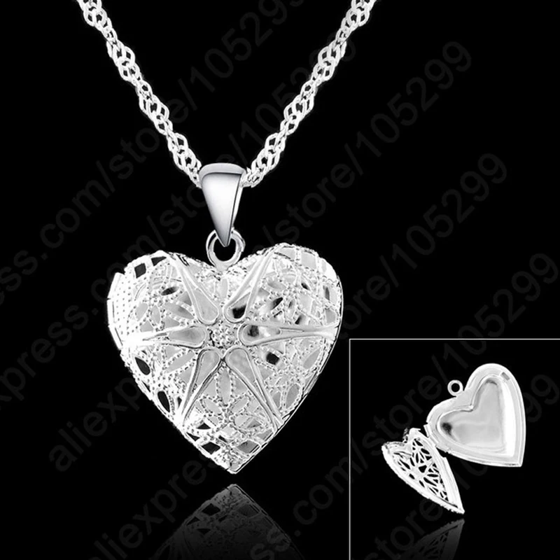 Promotion Wholesale Silver Necklace 925 Sterling Silver Necklace Chains Heart Shape Open Case Frame Silver Pendant
Promotion Wholesale Silver Necklace 925 Sterling Silver Necklace Chains Heart Shape Open Case Frame Silver Pendant