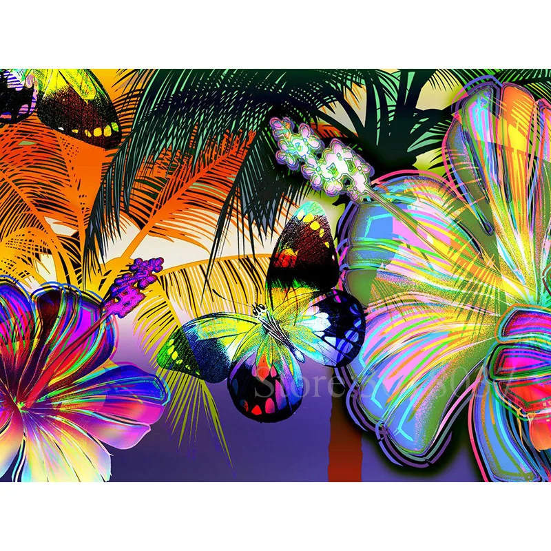 Diy Diamond Painting Cross Stitch Colored Flowers & Butterflies Needlework Diamond Embroidery Full Round Mosaic Decoration Resin
Diy Diamond Painting Cross Stitch Colored Flowers & Butterflies Needlework Diamond Embroidery Full Round Mosaic Decoration Resin