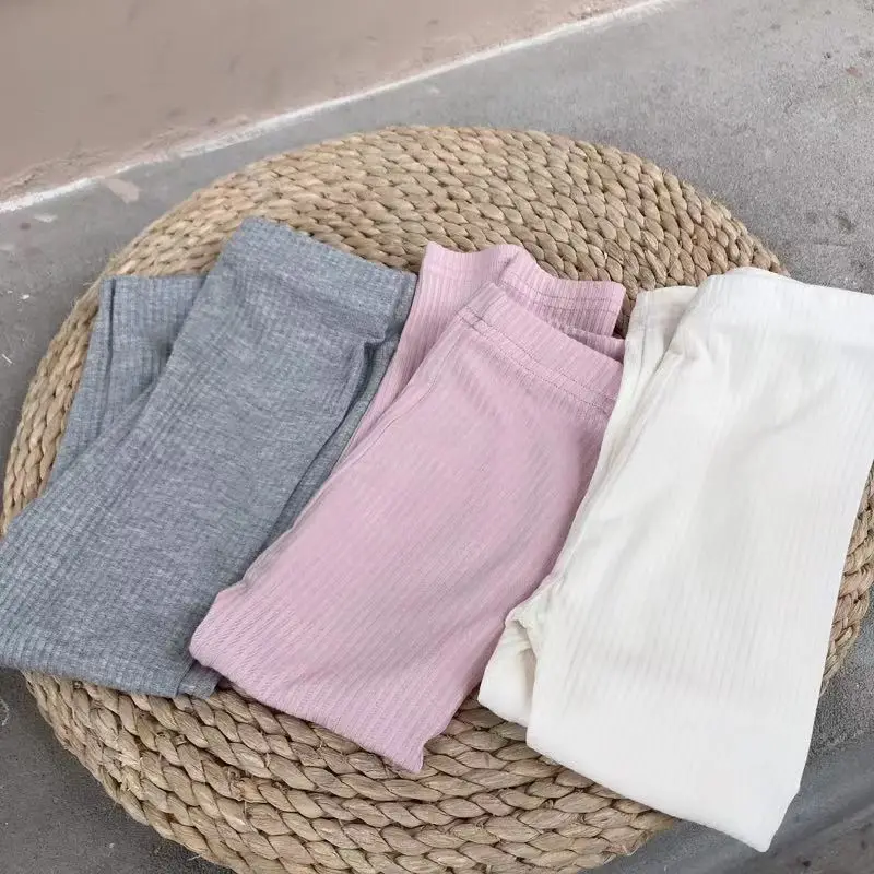 2019 Summer girls trousers solid gray pink white girl leggings thin design girls cotton leggings
2019 Summer girls trousers solid gray pink white girl leggings thin design girls cotton leggings