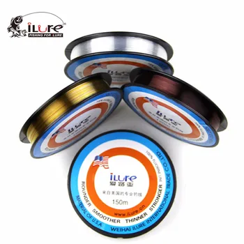 iLure 100% Fluorocarbon Fishing Line 150m 3 Colors 0.10-0.37mm Monofilament Carp Wire Leader Line Floating Linha De Pesca Peche
iLure 100% Fluorocarbon Fishing Line 150m 3 Colors 0.10-0.37mm Monofilament Carp Wire Leader Line Floating Linha De Pesca Peche