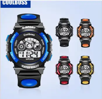 children's boys girls kids watch sport cartoon Luminous waterproof calendar multi-function rubber LED Digital watches Clock box
children's boys girls kids watch sport cartoon Luminous waterproof calendar multi-function rubber LED Digital watches Clock box