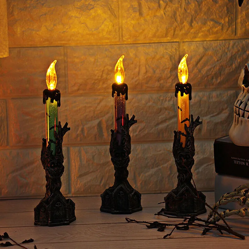 6.5cm*21.5cm Halloween LED Electronic Candle Lights Candle Skeleton Ghost Hand ShapeLamp for Halloween Holiday Party Decoration
6.5cm*21.5cm Halloween LED Electronic Candle Lights Candle Skeleton Ghost Hand ShapeLamp for Halloween Holiday Party Decoration