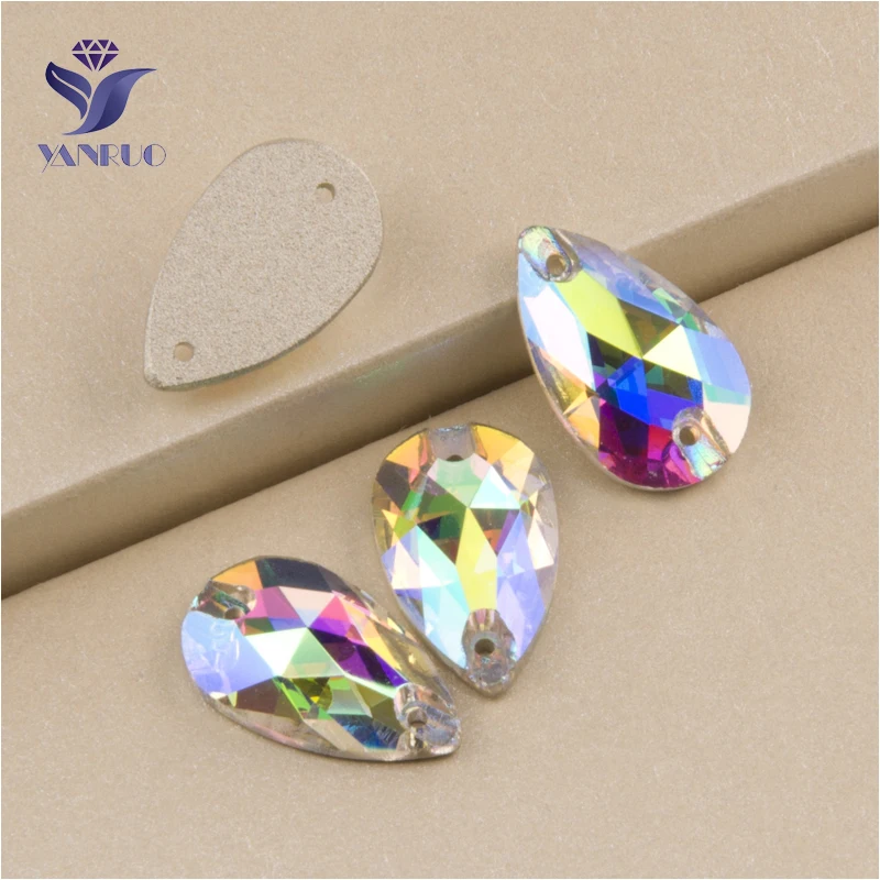 YANRUO 3230 All Sizes AB Drop High Quality Sew On Stones Flatback Strass Crystal DIY Glass Rhinestones For Needlework
YANRUO 3230 All Sizes AB Drop High Quality Sew On Stones Flatback Strass Crystal DIY Glass Rhinestones For Needlework