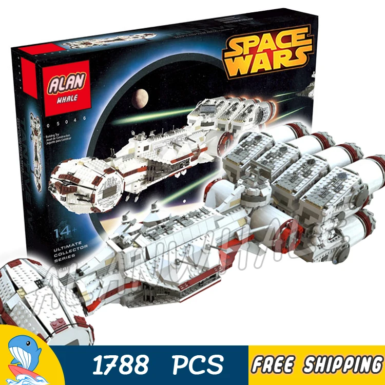 1788pcs Space Wars Ultimate Collector Tantive IV Rebel Blockade Runner 05046 Model Building Blocks Toy Game Compatible With Lego
1788pcs Space Wars Ultimate Collector Tantive IV Rebel Blockade Runner 05046 Model Building Blocks Toy Game Compatible With Lego