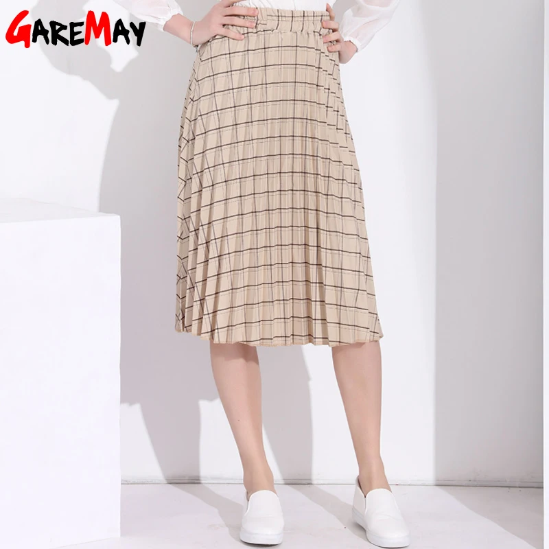 Long Plaid Skirt Women Pleated Feminina Summer Cotton Vintage Lady Skirts For Women Skirts High Waist Elegant Jupe Longue Femme
Long Plaid Skirt Women Pleated Feminina Summer Cotton Vintage Lady Skirts For Women Skirts High Waist Elegant Jupe Longue Femme