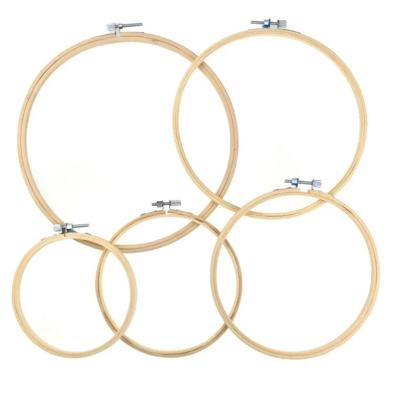 New 5 Size Bamboo Embroidery Hoop Round Loop Cross Stitch Hoop Frame Ring for Women Mom DIY Craft Needlecraft Sewing Tool
New 5 Size Bamboo Embroidery Hoop Round Loop Cross Stitch Hoop Frame Ring for Women Mom DIY Craft Needlecraft Sewing Tool