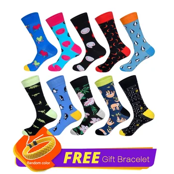 LIONZONE 10Pairs/Lot Brand Designer Happy Socks Gifts for Men Fruits Smiling Face Crazy Animals Patterns Unisex Crew Socks
LIONZONE 10Pairs/Lot Brand Designer Happy Socks Gifts for Men Fruits Smiling Face Crazy Animals Patterns Unisex Crew Socks