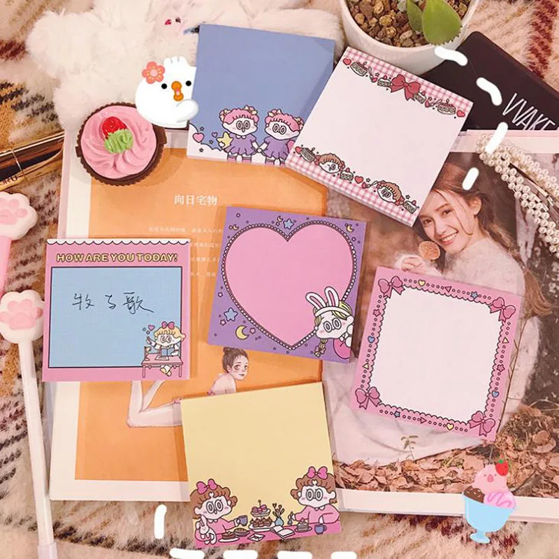 1 Pcs Kawaii 50 Sheets Portable Candy Color Girls Heart Bowknot Frame Blank Paper Sticky Notes Memo Pads Stationery Gifts
1 Pcs Kawaii 50 Sheets Portable Candy Color Girls Heart Bowknot Frame Blank Paper Sticky Notes Memo Pads Stationery Gifts