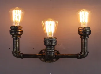 Wall Sconces E26/E27 Bulb Base Metal Retro Water Pipes Type Used For Indoor Lighting Outdoor Lighting Hallway Warehouse Barn
Wall Sconces E26/E27 Bulb Base Metal Retro Water Pipes Type Used For Indoor Lighting Outdoor Lighting Hallway Warehouse Barn