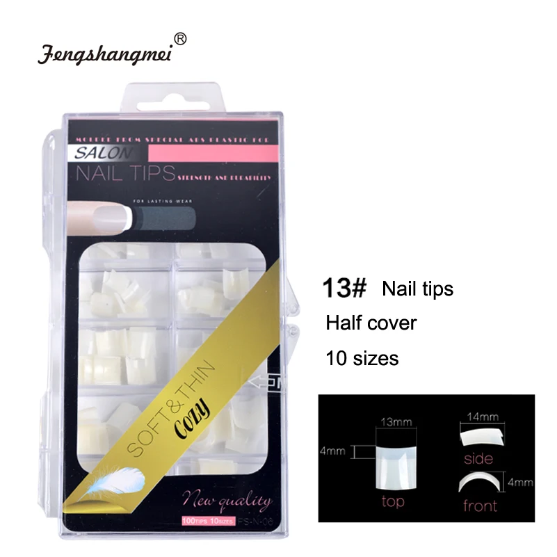 fengshangmei Short Half Cover Fake Nail Tips French Nail Make False Nails Fingernails
fengshangmei Short Half Cover Fake Nail Tips French Nail Make False Nails Fingernails