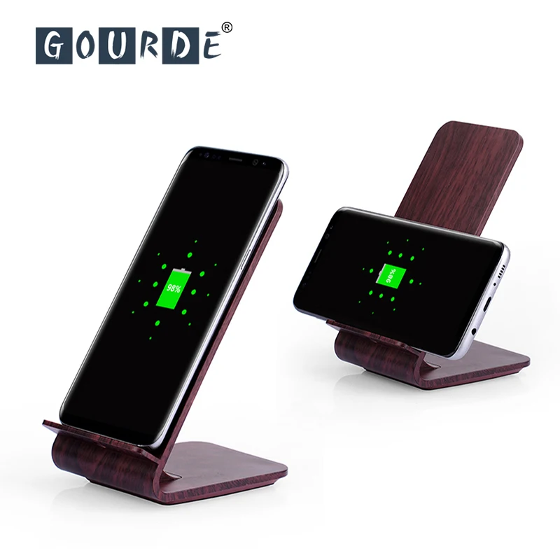 Gourde Qi Wireless Charger 10W Charging Dock Cradle Charger For iPhone 8 Wireless Charging Disk for Samsung Note 8 Solid wood
Gourde Qi Wireless Charger 10W Charging Dock Cradle Charger For iPhone 8 Wireless Charging Disk for Samsung Note 8 Solid wood