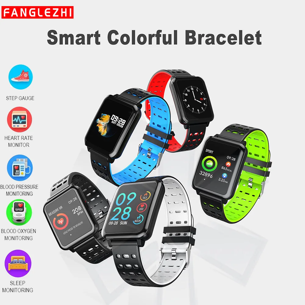 New T2 Bluetooth s Smart Bracelet 1.3 Inch Color Screen Monitoring Silicone For Android IOS Waterproof IP67 Sports Smart Watch
New T2 Bluetooth s Smart Bracelet 1.3 Inch Color Screen Monitoring Silicone For Android IOS Waterproof IP67 Sports Smart Watch