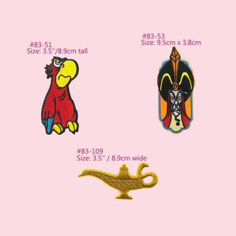 2019 movie Aladdin's Magic Lamp Carrot Iron on Embroidered Badge Applique Motif Patches for clothing Badge Cartoon halloween
2019 movie Aladdin's Magic Lamp Carrot Iron on Embroidered Badge Applique Motif Patches for clothing Badge Cartoon halloween