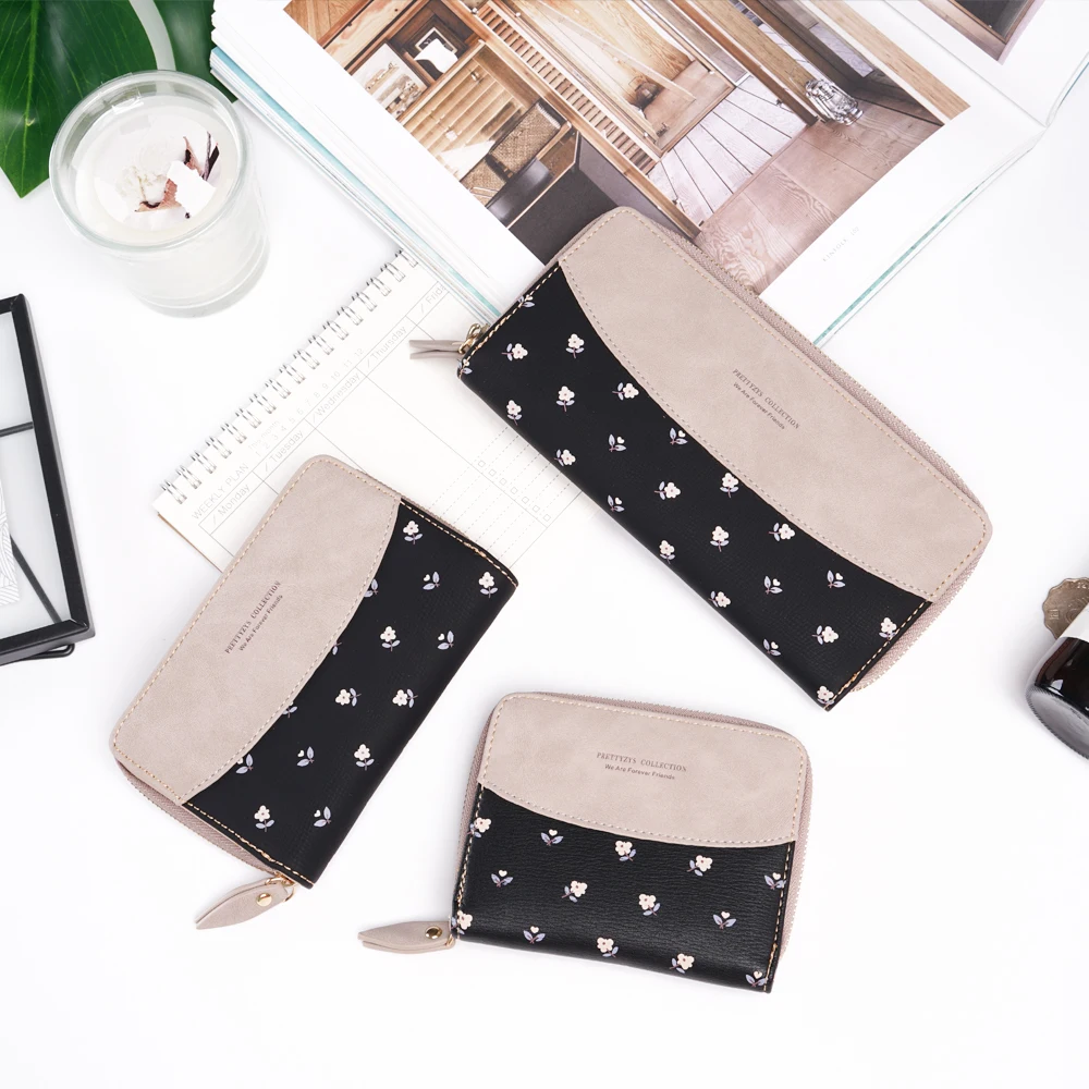 Prettyzys женский кошелек Женский Длинный короткий с отделением для кредитных карт