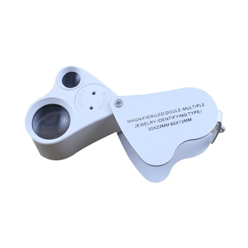 White Double Lens Craft Appreciation Magnifying Glass LED Lights Sells Antique Jewelry Collection Mirror
White Double Lens Craft Appreciation Magnifying Glass LED Lights Sells Antique Jewelry Collection Mirror