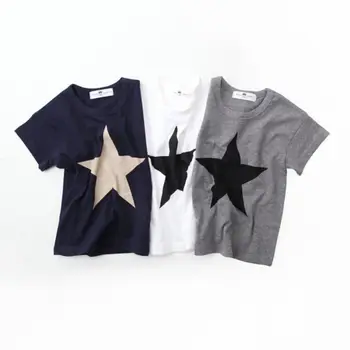 Summer Casual kids Comfortable Clothes Start Print T-shirts Kids Cotton Boys Girls T Shirt
Summer Casual kids Comfortable Clothes Start Print T-shirts Kids Cotton Boys Girls T Shirt