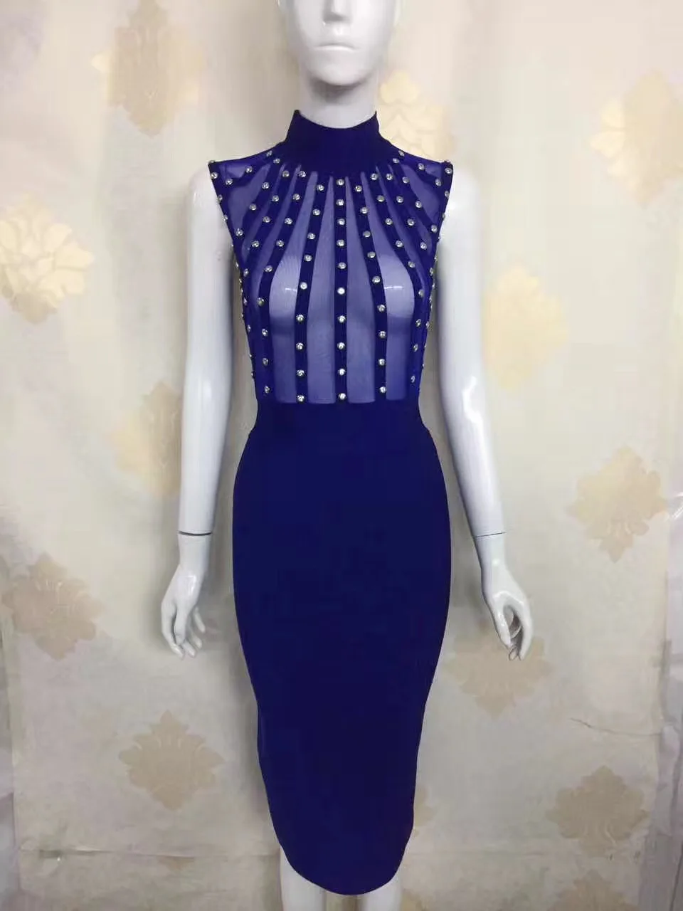 2017 new arrival high quality blue black coffee sleeveless mesh celebrity women beading bandage dress
2017 new arrival high quality blue black coffee sleeveless mesh celebrity women beading bandage dress