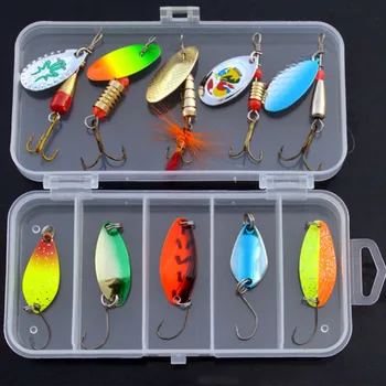 dixiprolure 11Pcs Metal Spinner bait 2g 3g 4.5g 5g Pike Bass Fishing Lure Fishing Tackle
dixiprolure 11Pcs Metal Spinner bait 2g 3g 4.5g 5g Pike Bass Fishing Lure Fishing Tackle