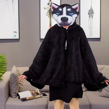 Dropshipping Cute Plush Dog Pig Cloak Cape Cartoon Animal Cat Blankets Poncho Shawl Peluches Halloween Costumes for Kids
Dropshipping Cute Plush Dog Pig Cloak Cape Cartoon Animal Cat Blankets Poncho Shawl Peluches Halloween Costumes for Kids