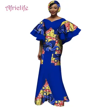 african sexy dresses for women african bazin fashion design dress ruffle sleeve long dress with scarf african clothes WY2289
african sexy dresses for women african bazin fashion design dress ruffle sleeve long dress with scarf african clothes WY2289