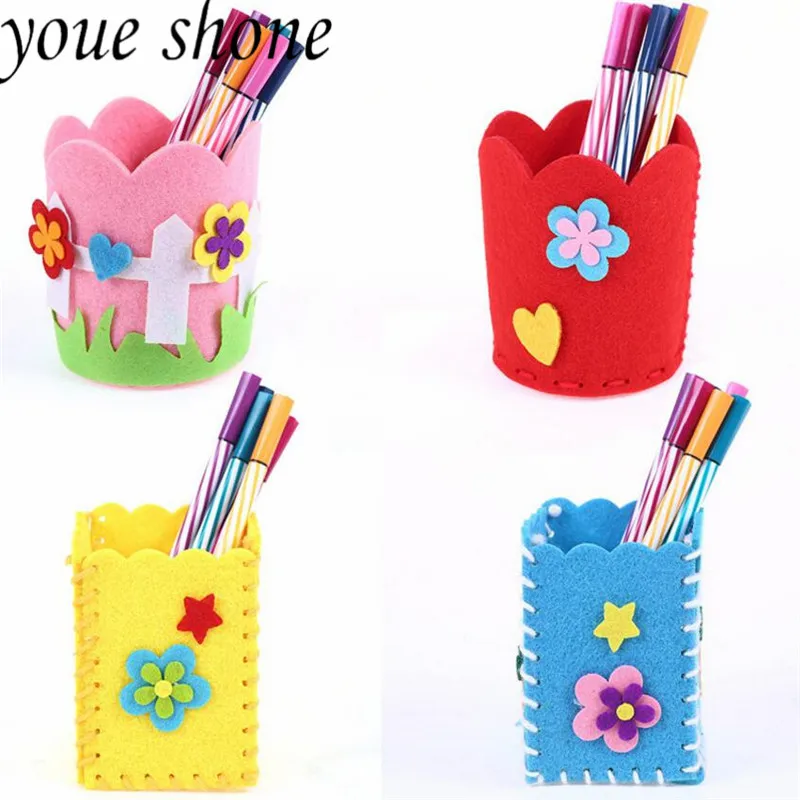 1Pcs Children's Stationery Pen Holder Felt Container Stereo DIY Handmade office desk Office Supplies
1Pcs Children's Stationery Pen Holder Felt Container Stereo DIY Handmade office desk Office Supplies