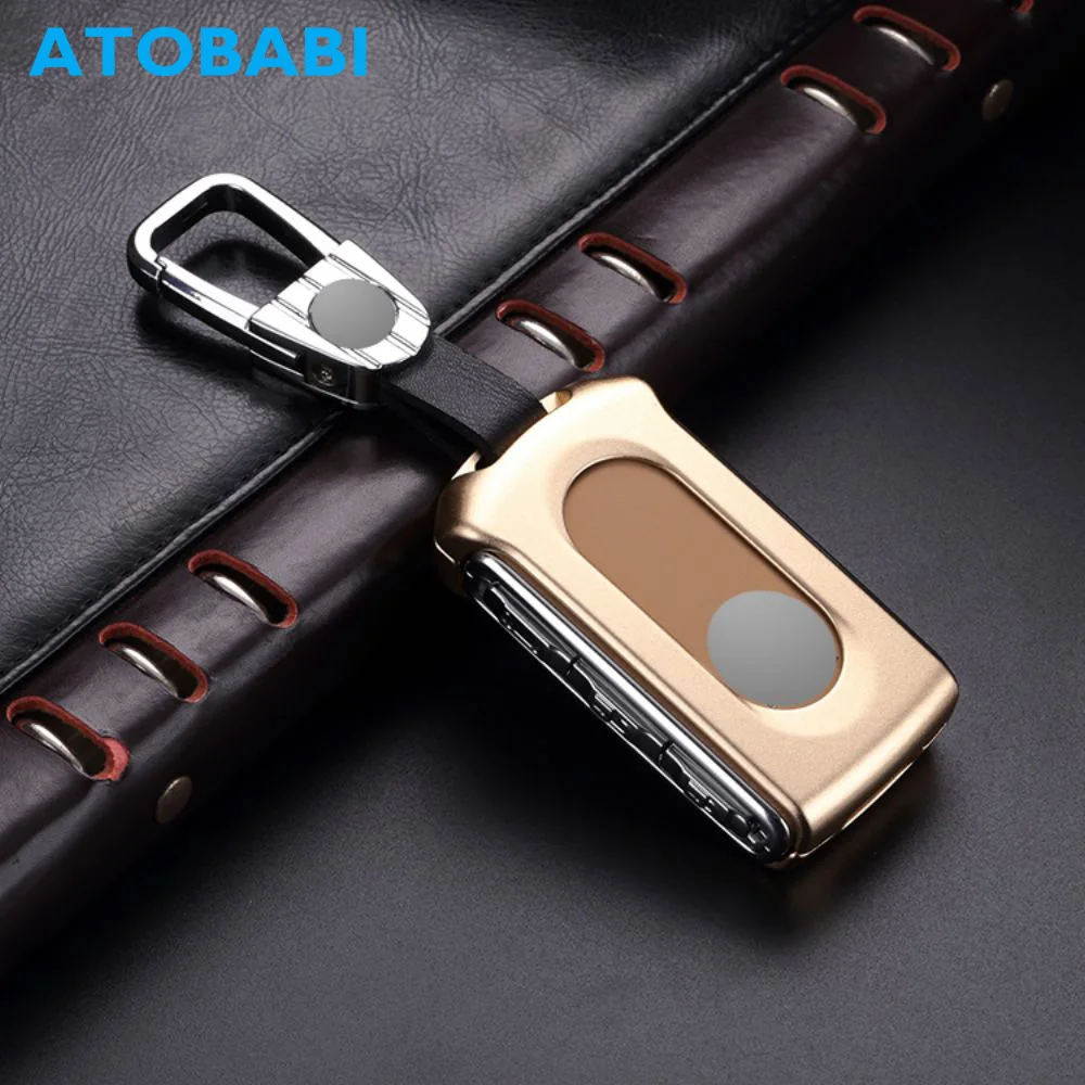 ATOBABI Aluminum Alloy Smart Key Fob Protector Remote Skin Cover Case Keyless Jacket for Volvo XC90 S90 XC60 XC40 2016-2018 V90
ATOBABI Aluminum Alloy Smart Key Fob Protector Remote Skin Cover Case Keyless Jacket for Volvo XC90 S90 XC60 XC40 2016-2018 V90