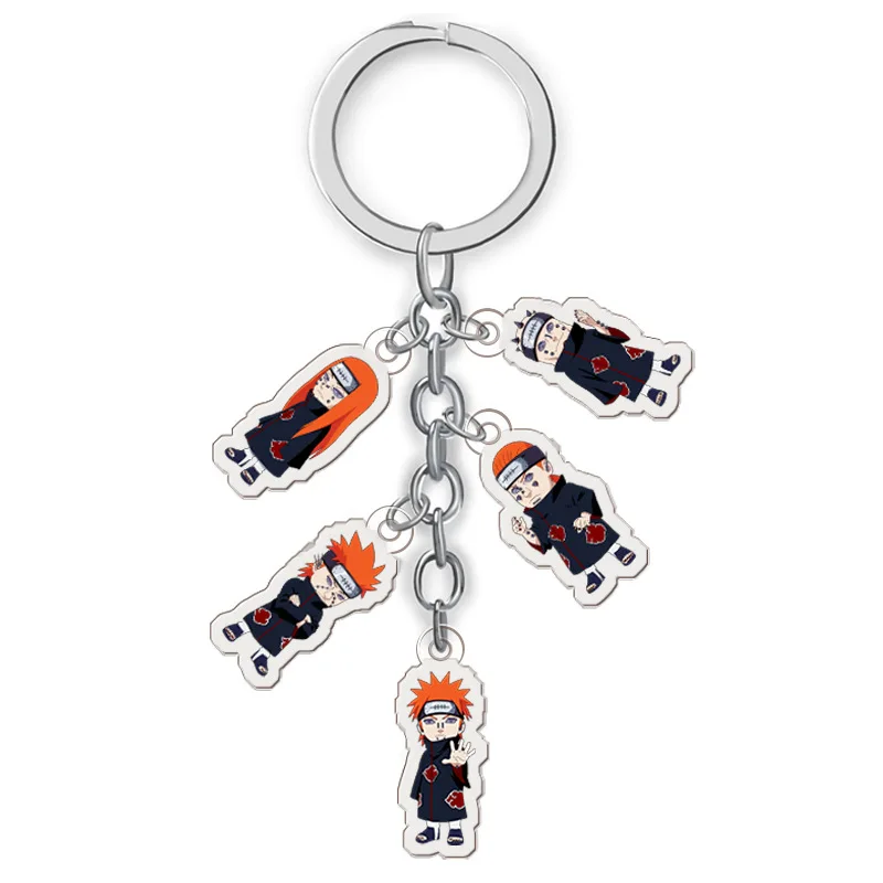 5 in 1 Anime Naruto Key Chains Holder Japanese Cartoon Hokage Ninjia Akatsuki Uchiha Itachi Pein Keychains Keyrings Jewelry
5 in 1 Anime Naruto Key Chains Holder Japanese Cartoon Hokage Ninjia Akatsuki Uchiha Itachi Pein Keychains Keyrings Jewelry