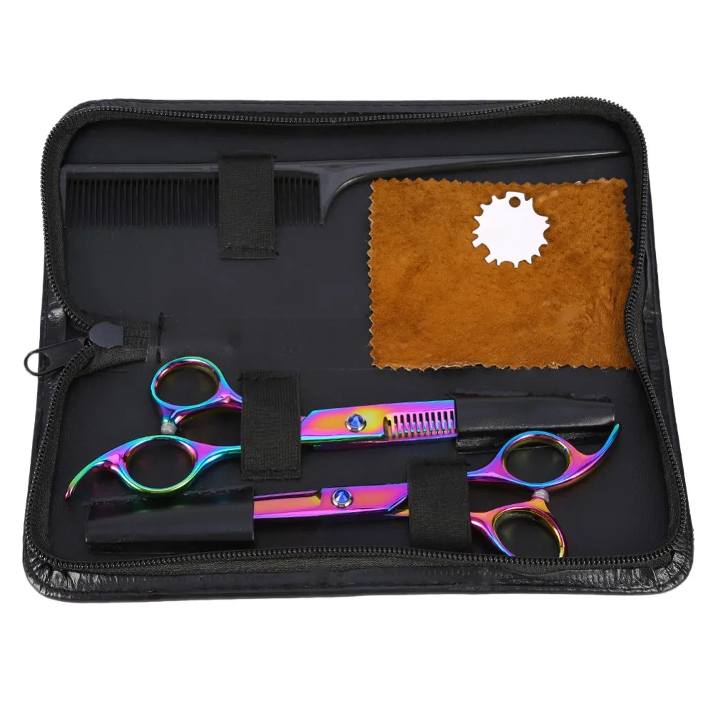Pro Barber Hairdressing Scissors Thinning Styling Tools, Hair Cutting & Thinning Scissors Shears Hairdressing Set + Comb + Case
Pro Barber Hairdressing Scissors Thinning Styling Tools, Hair Cutting & Thinning Scissors Shears Hairdressing Set + Comb + Case