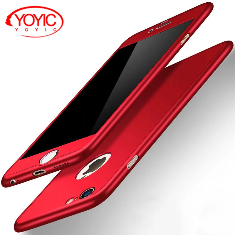 YOYIC 360 Degree Full Cover Case For iPhone 6 6s 7 8 Plus X 5 Case For Apple iphone 8 7 6 Plus 5 5s SE Protection Case + Glass
YOYIC 360 Degree Full Cover Case For iPhone 6 6s 7 8 Plus X 5 Case For Apple iphone 8 7 6 Plus 5 5s SE Protection Case + Glass