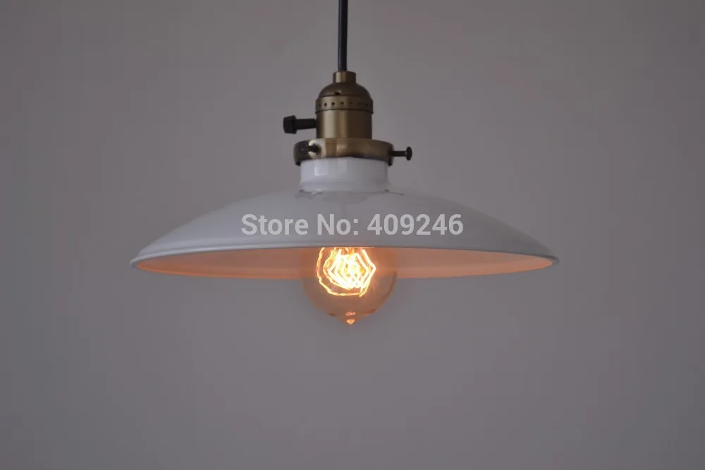 White 26CM LOFT American Stytle Vintage Ceiling Droplight Pendant Loft Light E27 Edison For Bar Cafe Dinning Room Coffee Shop
White 26CM LOFT American Stytle Vintage Ceiling Droplight Pendant Loft Light E27 Edison For Bar Cafe Dinning Room Coffee Shop