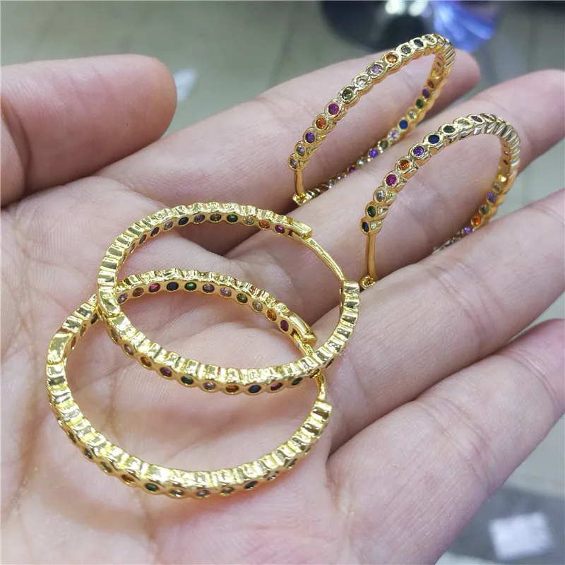 Hot 5pairs/lot Beautiful Rainbow Big Loop Women Earring Jewelry Ear Fashion accessories
Hot 5pairs/lot Beautiful Rainbow Big Loop Women Earring Jewelry Ear Fashion accessories