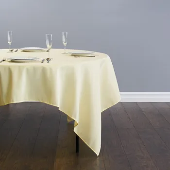 HK DHL Stain Feel 85 inch/216cm Polyester Square Tablecloth Butter for Wedding, 5/Pack
HK DHL Stain Feel 85 inch/216cm Polyester Square Tablecloth Butter for Wedding, 5/Pack