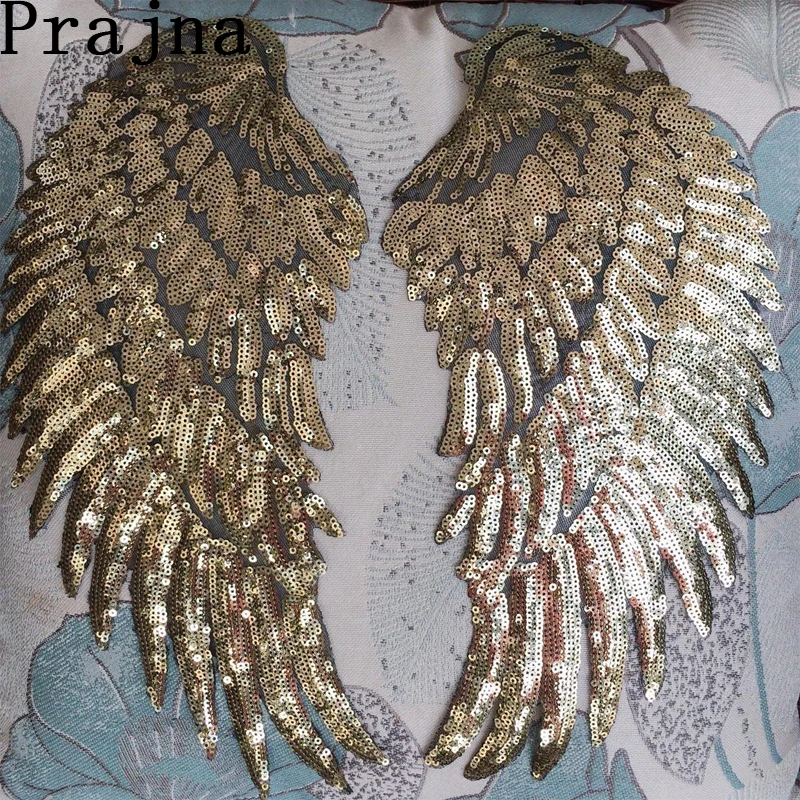 Prajna Colorful Wing Patch Sequins Sticker Iron On Patches DIY Apply To Decoration Cloth Accessorices Sew On Jeans For Fashion H
Prajna Colorful Wing Patch Sequins Sticker Iron On Patches DIY Apply To Decoration Cloth Accessorices Sew On Jeans For Fashion H