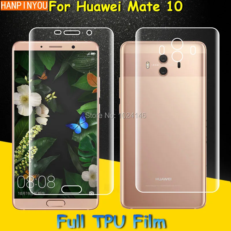 Front /Back Full Coverage Clear Soft TPU Film Screen Protector For Huawei Mate 10 5.9", Cover Curved Parts (Not Tempered Glass)
Front /Back Full Coverage Clear Soft TPU Film Screen Protector For Huawei Mate 10 5.9", Cover Curved Parts (Not Tempered Glass)
