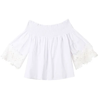 Autumn Fashion Women Ladies Loose lace floral shirt long sleeve off shoulder hollow out solid white casual shirt blouse tops
Autumn Fashion Women Ladies Loose lace floral shirt long sleeve off shoulder hollow out solid white casual shirt blouse tops