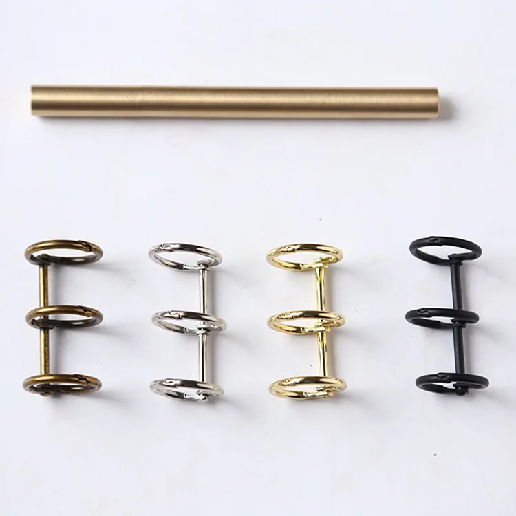 Loose leaf Spiral notebook metal clip 3 holes ring binder DIY fill paper notebook folder accessories school supplies
Loose leaf Spiral notebook metal clip 3 holes ring binder DIY fill paper notebook folder accessories school supplies