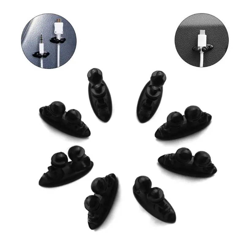 8 PCS Car Fixing Cable Management Sticker Adhesive Desktop USB Cable Clip Organizer Earphone Holder
8 PCS Car Fixing Cable Management Sticker Adhesive Desktop USB Cable Clip Organizer Earphone Holder