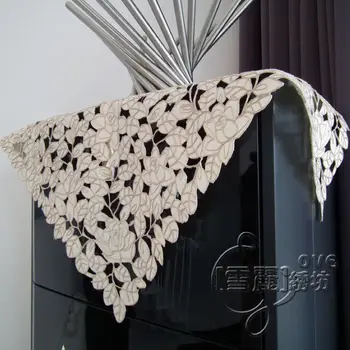 Rustic cloth embroidery dining table cloth air conditioning microwave oven cutout cover towel self-shade rose
Rustic cloth embroidery dining table cloth air conditioning microwave oven cutout cover towel self-shade rose