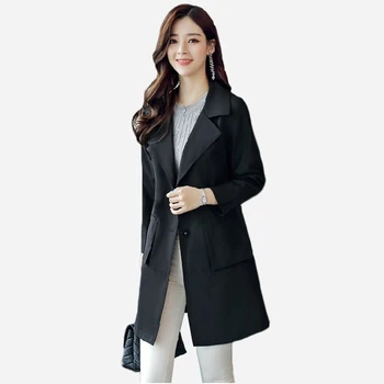 Spring thin trench coat womens 2018 autumn fashion solid long sleeve coats female loose windbreakers womens single-breasted coat
Spring thin trench coat womens 2018 autumn fashion solid long sleeve coats female loose windbreakers womens single-breasted coat