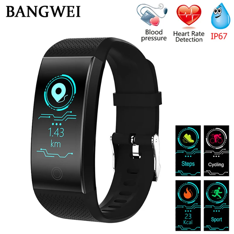 BANGWEI Fitness Watch Smart Pedometer Heart Rate Monitor Activity Tracker IP68 Waterproof Intelligent Clock PK Mi Band 3 2
BANGWEI Fitness Watch Smart Pedometer Heart Rate Monitor Activity Tracker IP68 Waterproof Intelligent Clock PK Mi Band 3 2