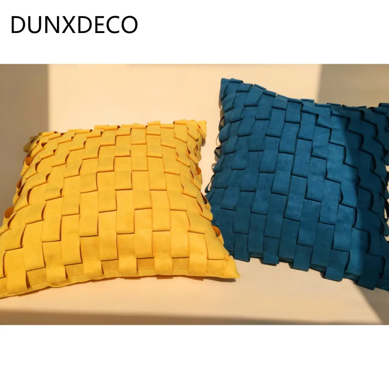 DUNXDECO Cushion Cover Decorative Pillow Case Modern Artistic Luxury Shiny Yellow Blue Color Modern Home Office Decoration
DUNXDECO Cushion Cover Decorative Pillow Case Modern Artistic Luxury Shiny Yellow Blue Color Modern Home Office Decoration