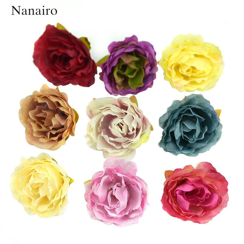 10pcs European Artificial Silk Peony Flower Heads for Wedding Home Party Decoration DIY Bride Bouquet Cheap Mini Fake Flower
10pcs European Artificial Silk Peony Flower Heads for Wedding Home Party Decoration DIY Bride Bouquet Cheap Mini Fake Flower