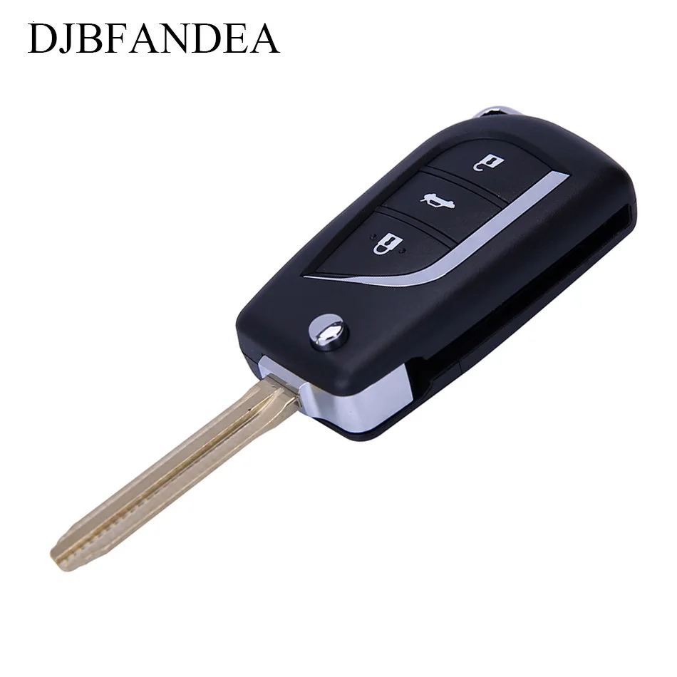 DJBFANDEA 3 Buttons Car Key Case Flip Folding Key Shell For Toyota Caldina Corolla EX New VIOS Key Blank Toy43 Blade
DJBFANDEA 3 Buttons Car Key Case Flip Folding Key Shell For Toyota Caldina Corolla EX New VIOS Key Blank Toy43 Blade